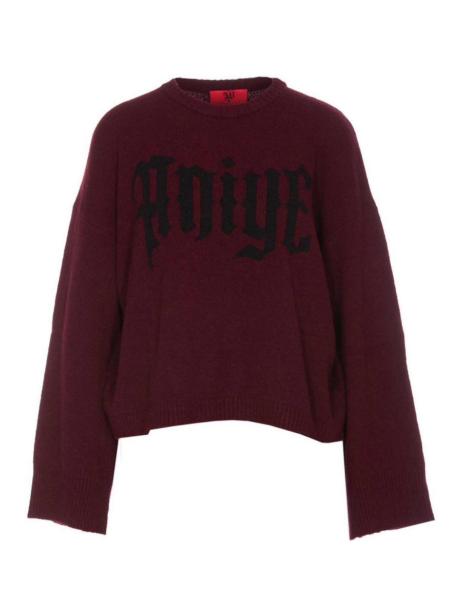 Aniye By Pull Col Rond - Rouge Brun
