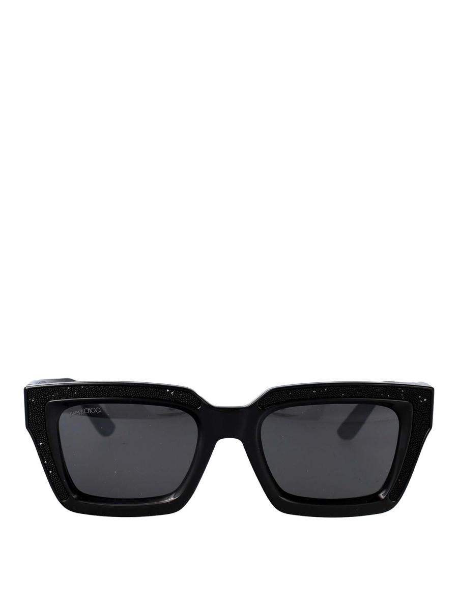 Jimmy Choo Lunettes De Soleil - Noir