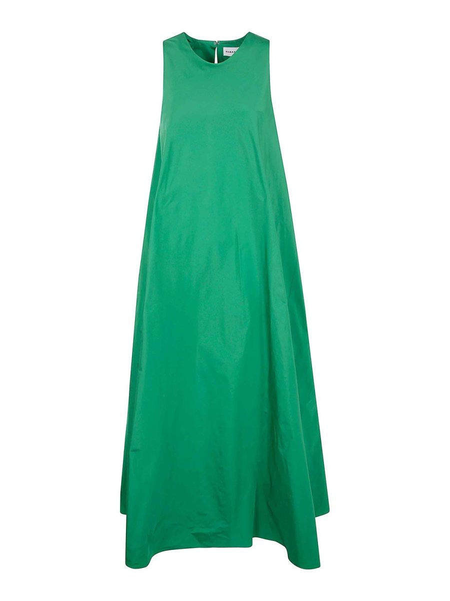 P. A.R. O.S. H. Robe Au Genou - Vert
