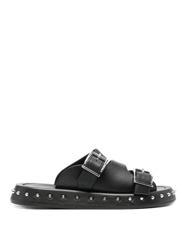 Alexander Mcqueen Sandales - Noir