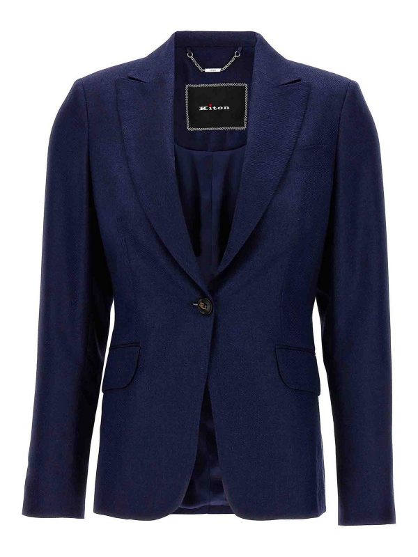 Kiton Blazer - Bleu