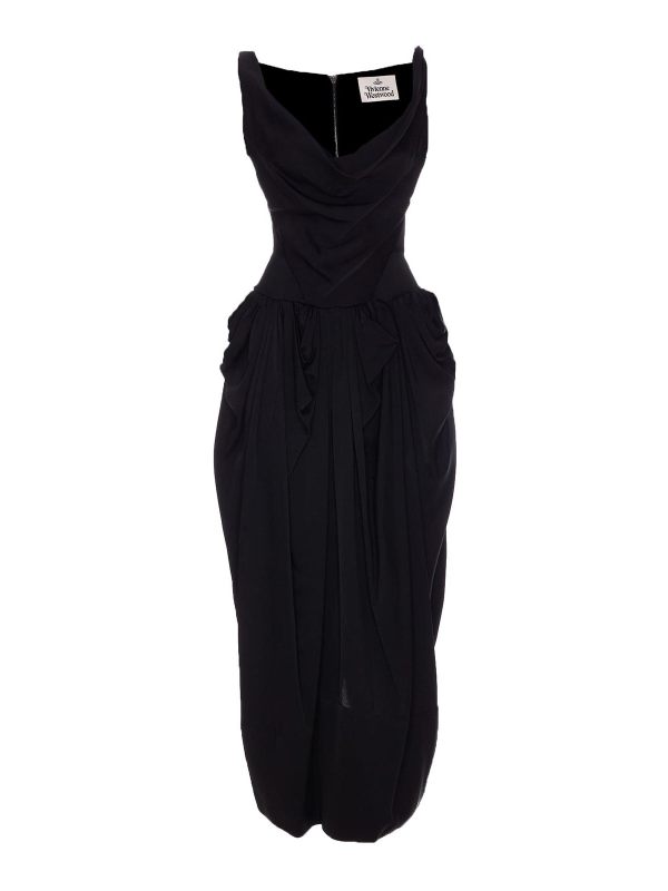 Vivienne Westwood Robe Au Genou - Noir