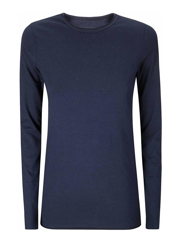 Labo. Art Pull Col Bateau - Bleu Foncé