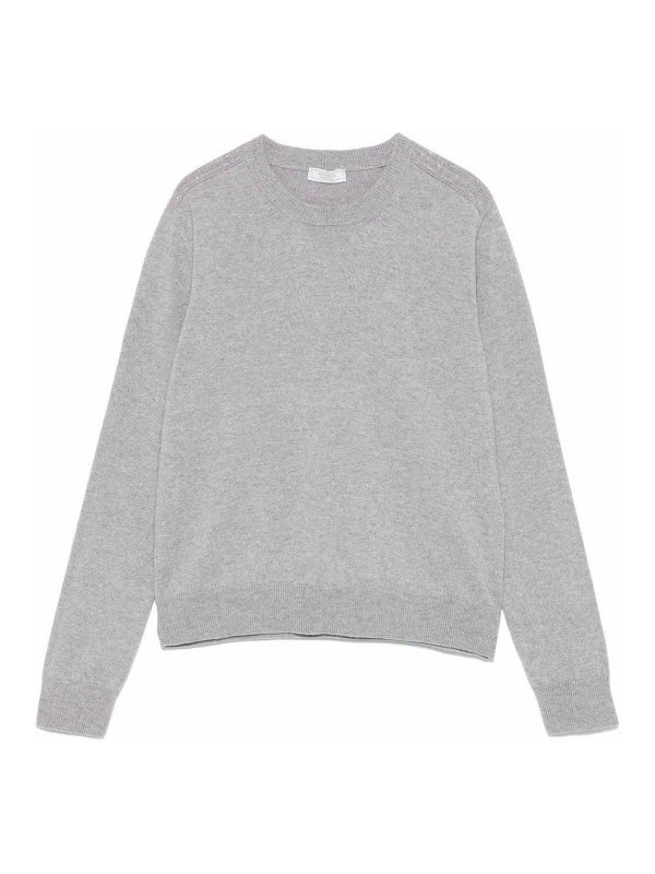 Peserico Pull Col Rond - Gris