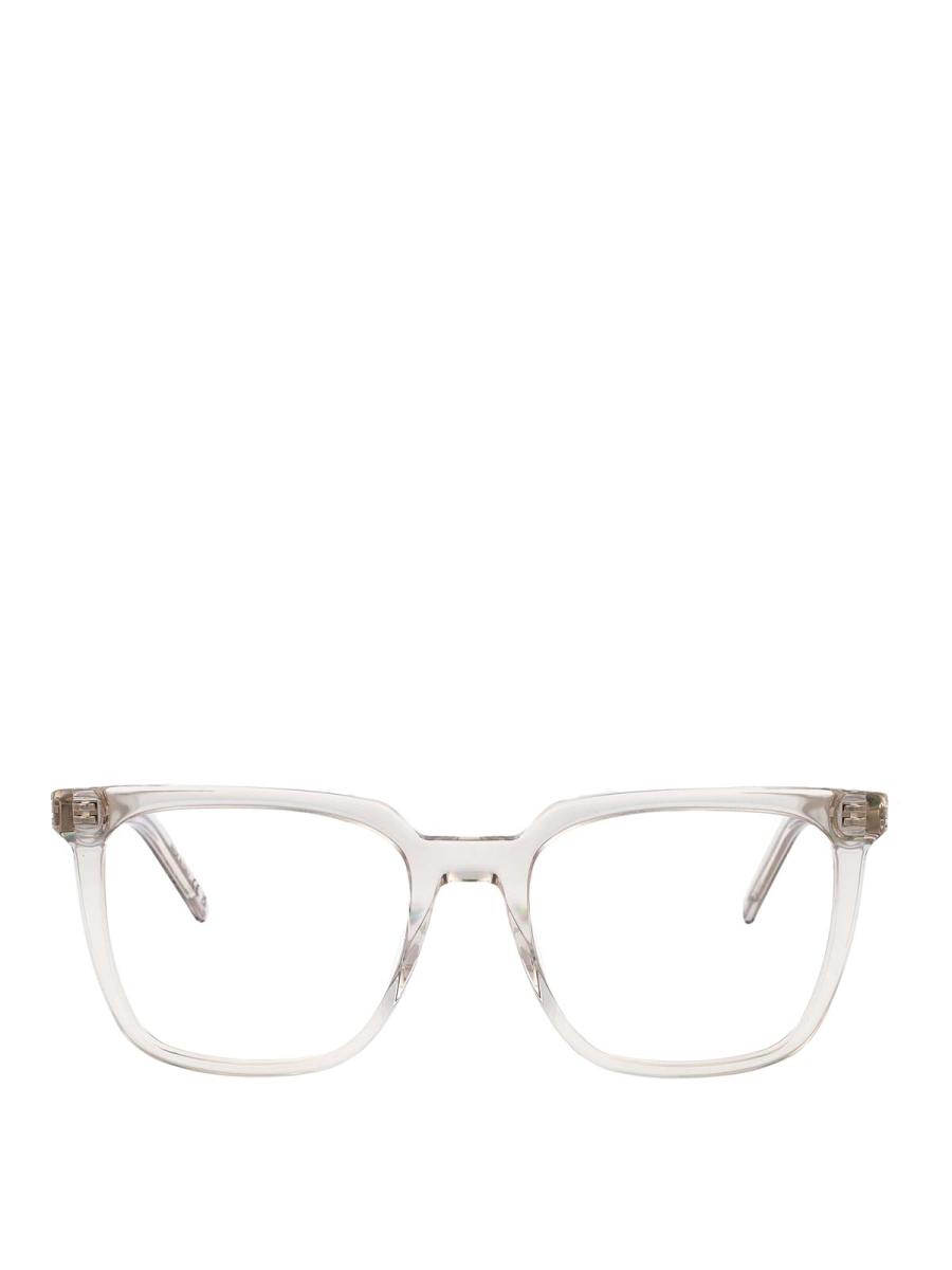 Saint Laurent Lunettes De Soleil - Beige