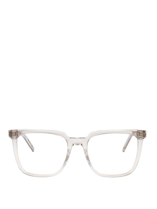 Saint Laurent Lunettes De Soleil - Beige