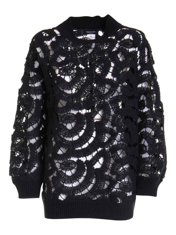 Fabiana Filippi Pull Col Rond - Noir