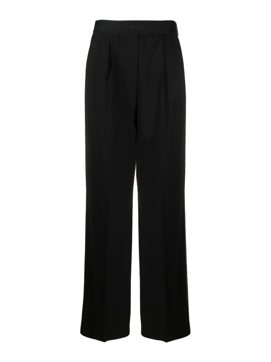 M. S.G. M. Pantalons Décontractés - Noir