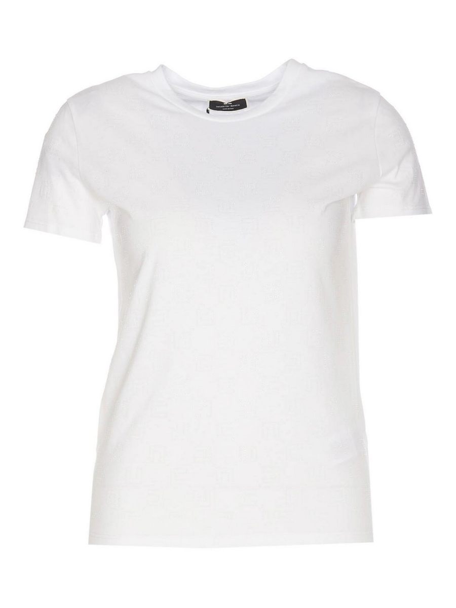 Elisabetta Franchi T-Shirt - Blanc