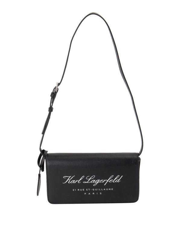 Karl Lagerfeld Sac Porté Épaule - Noir