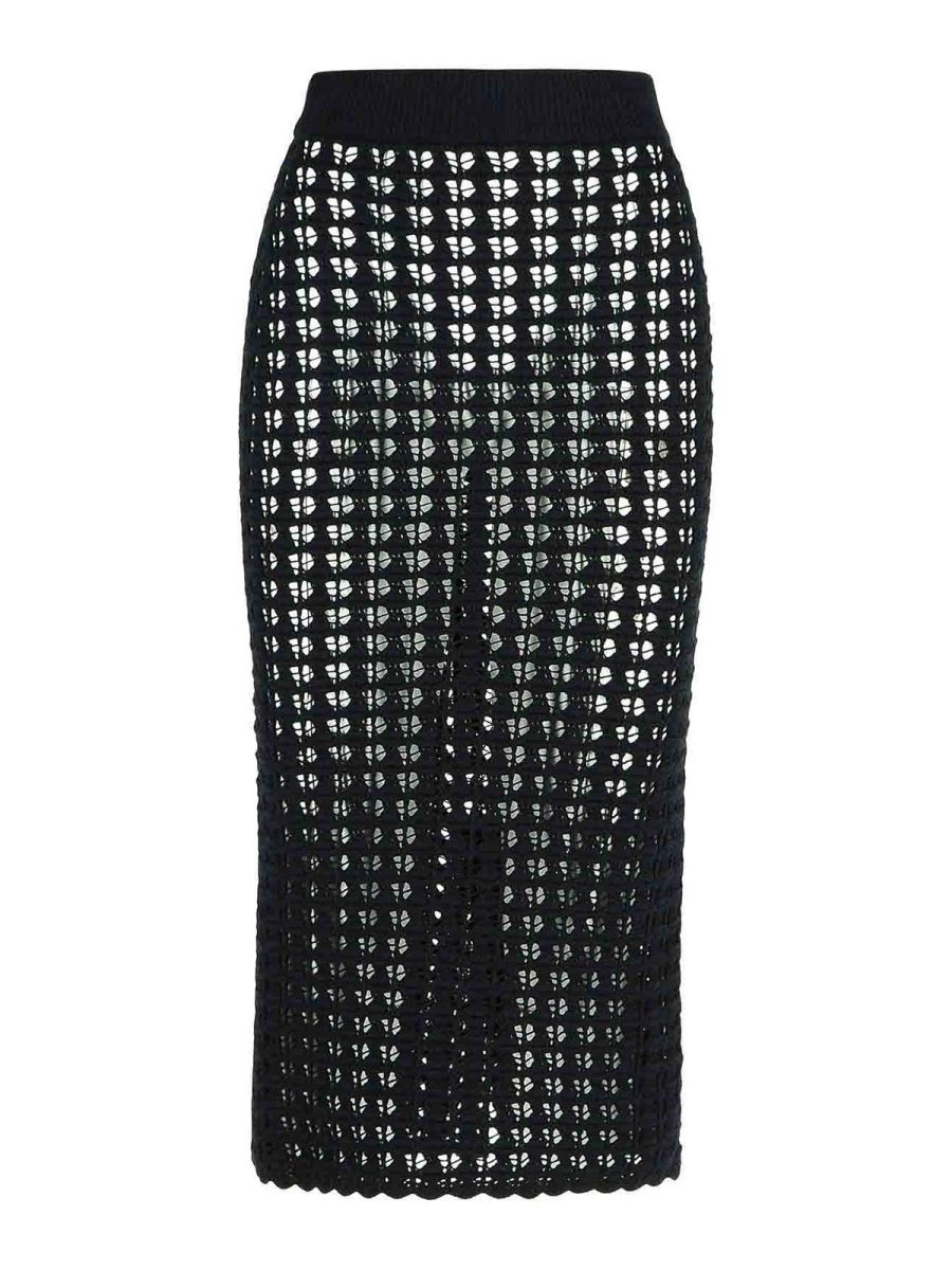 Dolce & Gabbana Jupe Midi - Noir