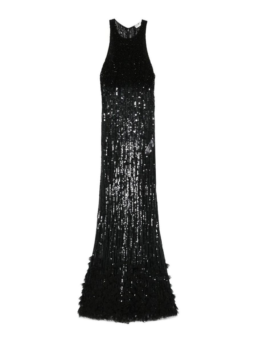 Elisabetta Franchi Robe De Soirée - Noir