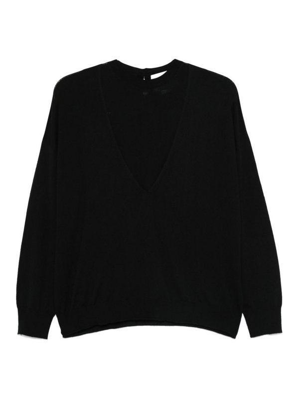 Vanisé Pull Col Rond - Noir