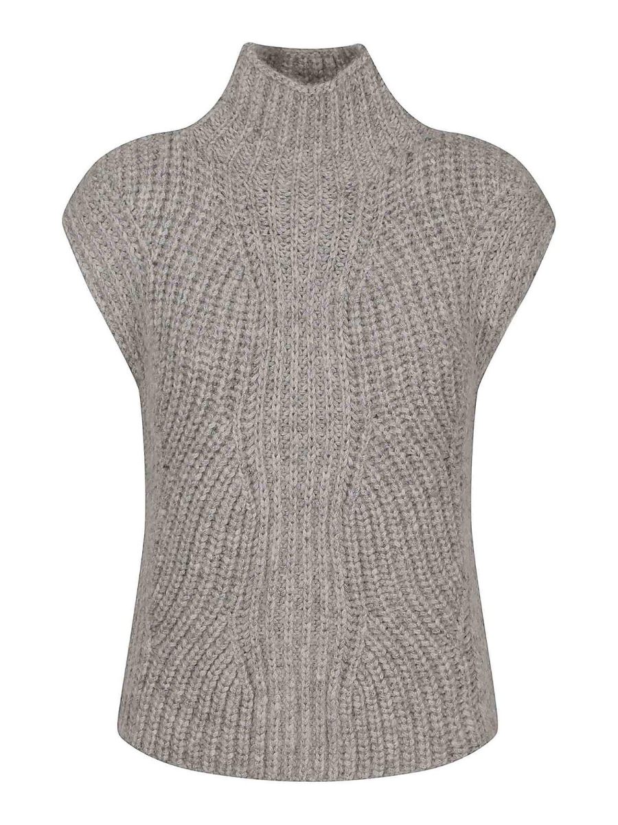 Eleventy Pull Col Bateau - Gris