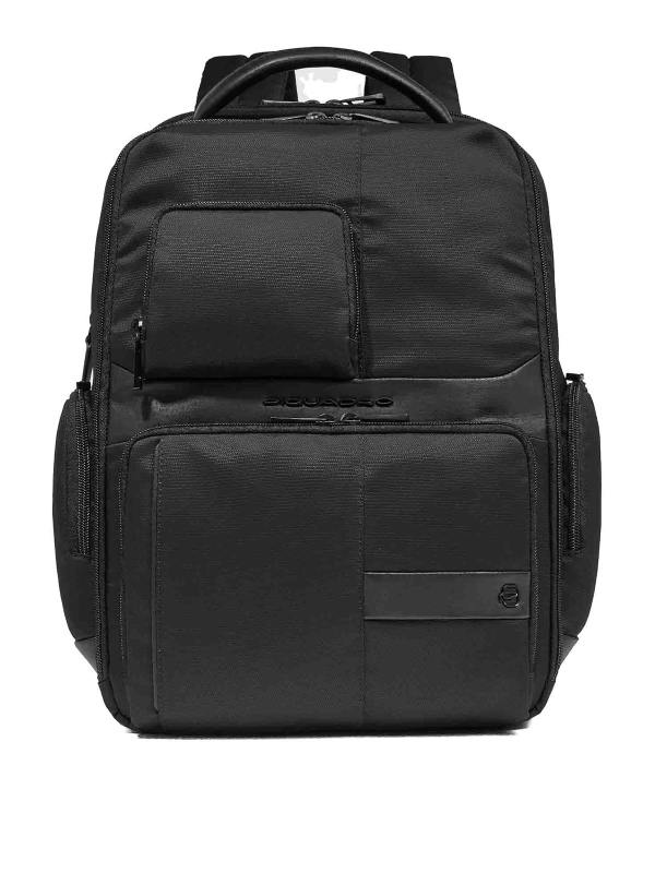 Piquadro Sac À Dos - Noir