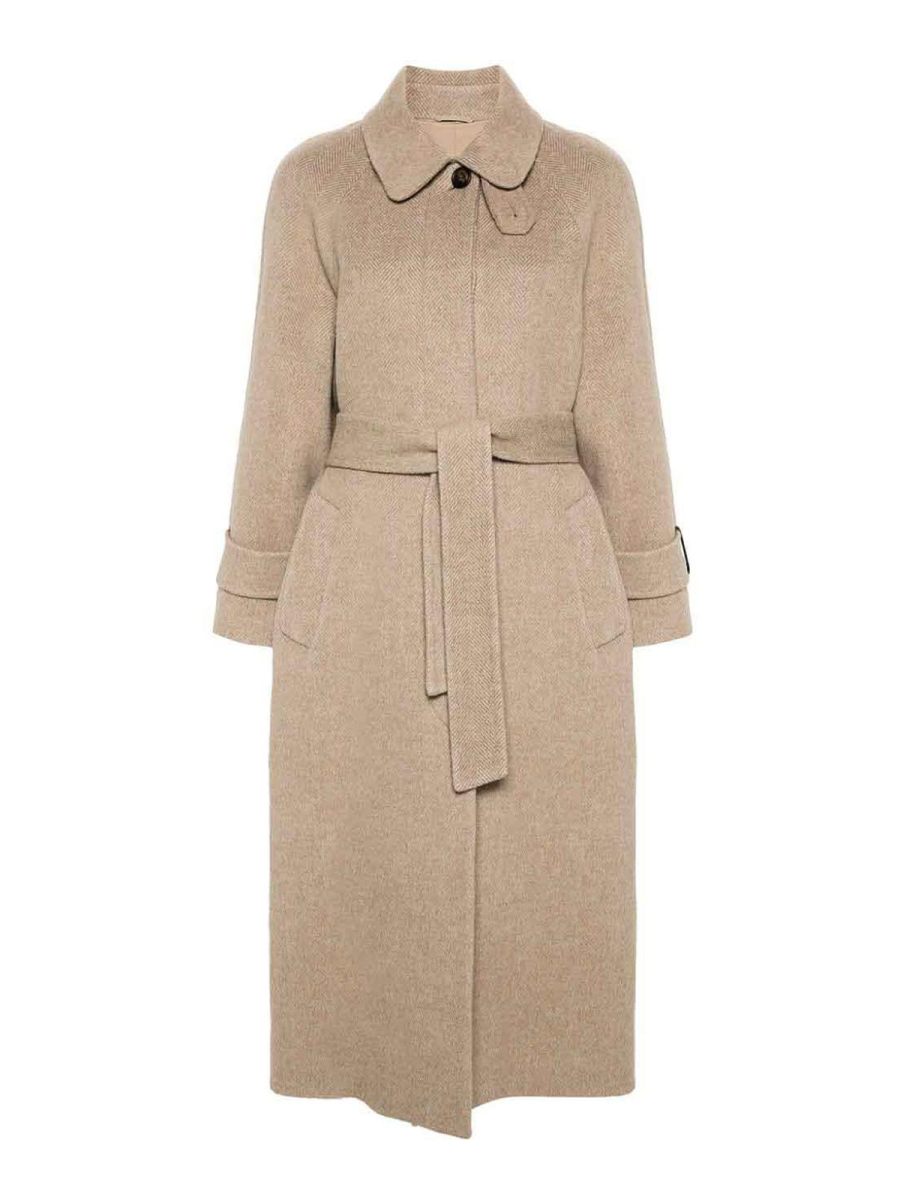 Brunello Cucinelli Manteau Court - Beige