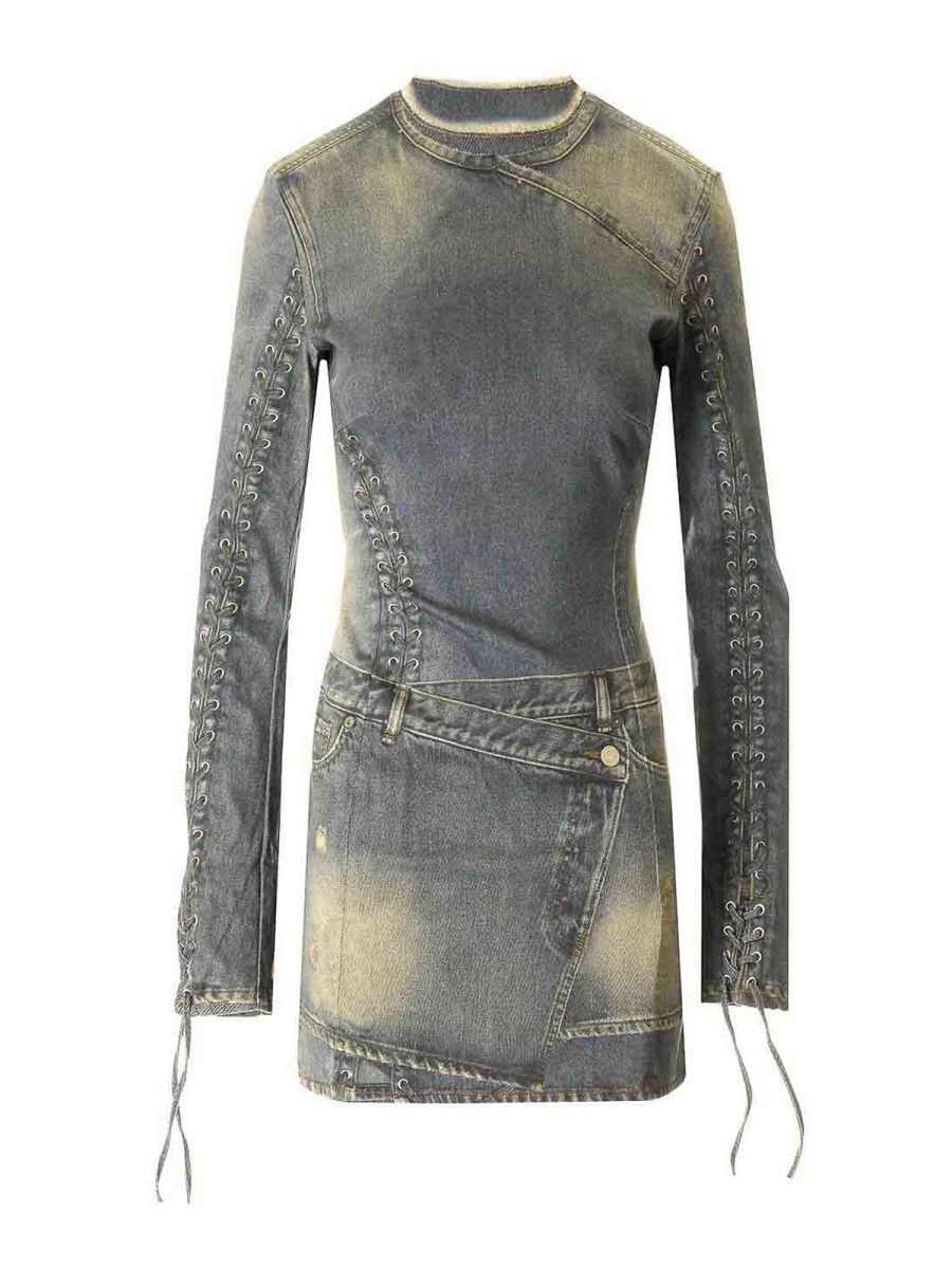 Acne Studios Robe Courte - Bleu