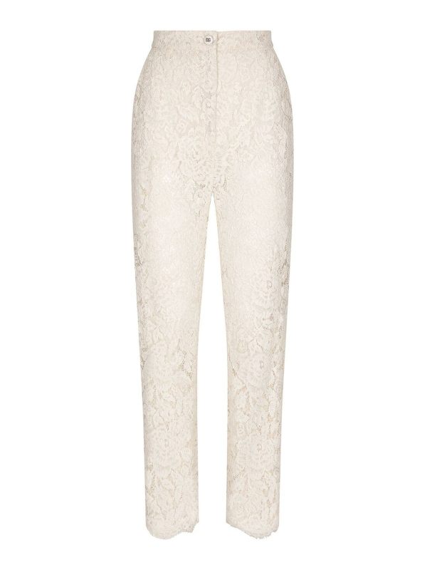 Dolce & Gabbana Pantalons Décontractés - Blanc