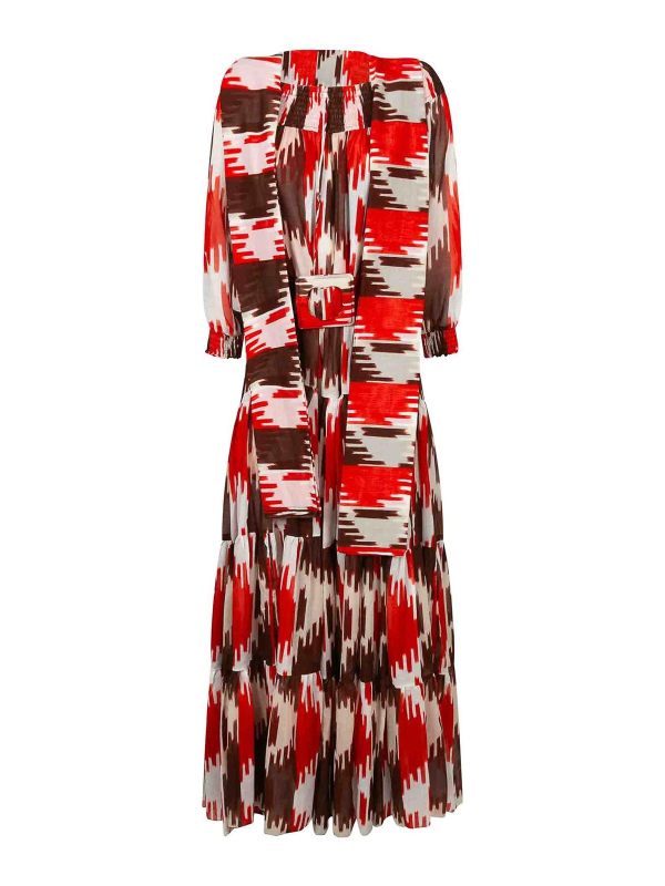 Samantha Sung Robe De Soirée - Rouge Brun