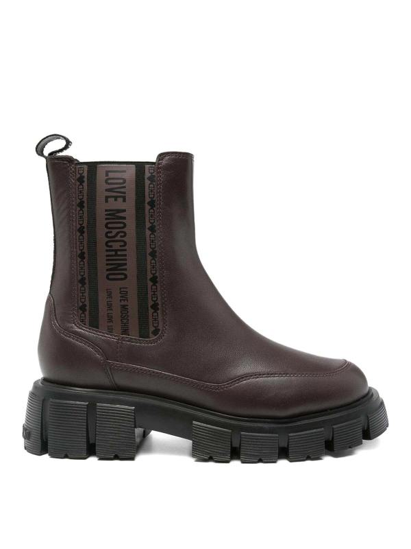 Love Moschino Bottes - Marron