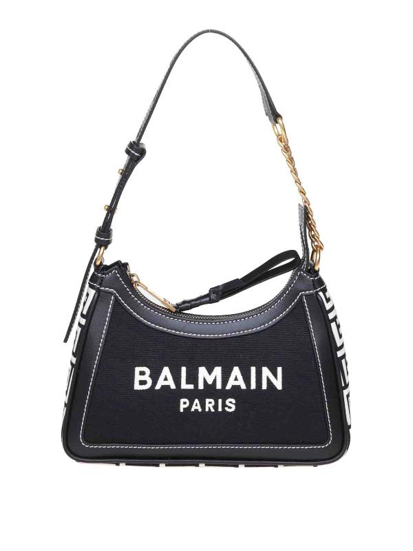 Balmain Sac Porté Épaule - Crèm