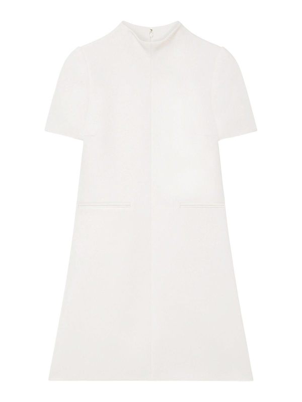 Courreges Robe Courte - Blanc