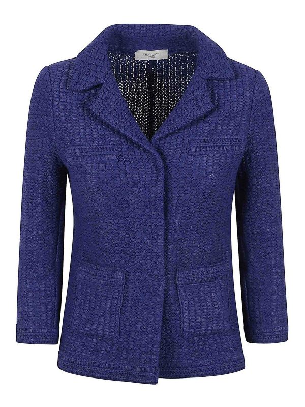 Charlott Veste Casual - Bleu Clair