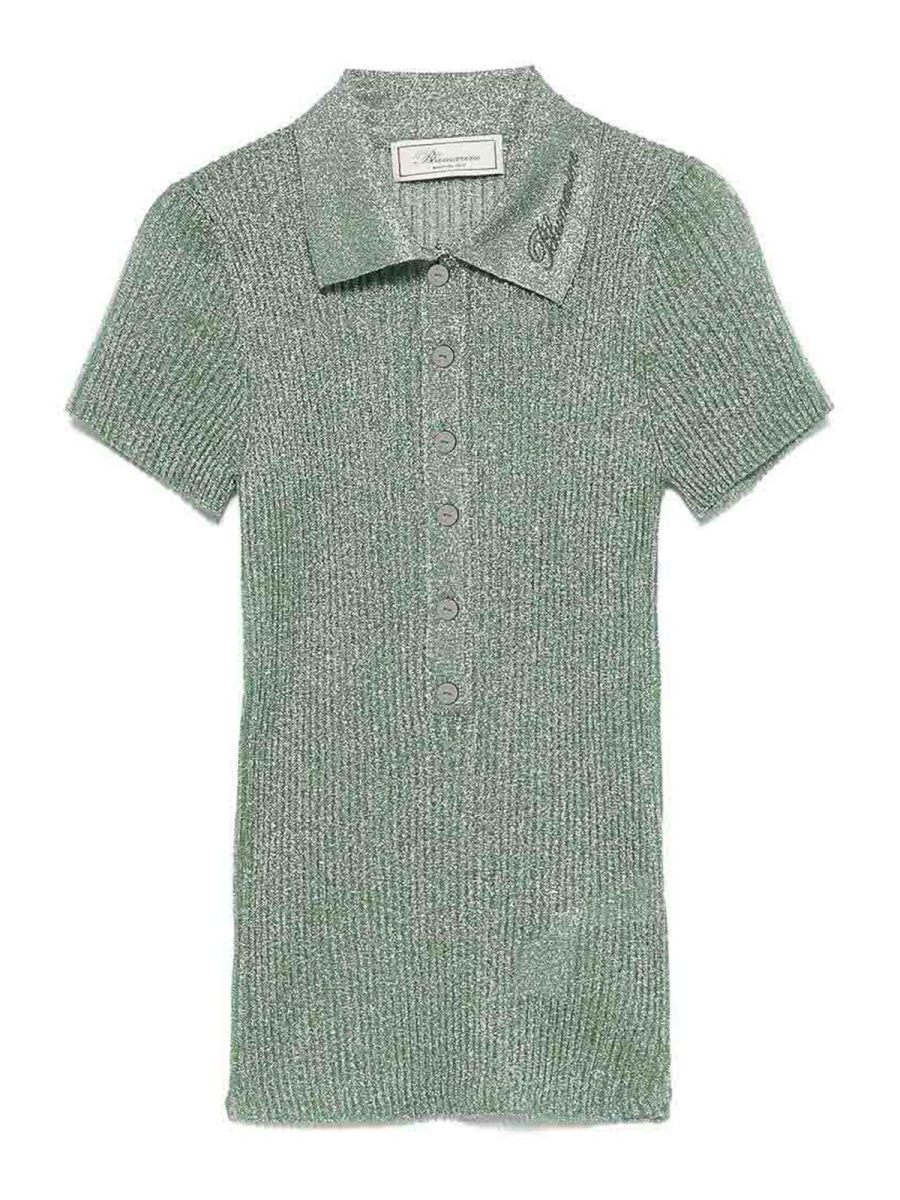 Blumarine Pull Col Rond - Vert