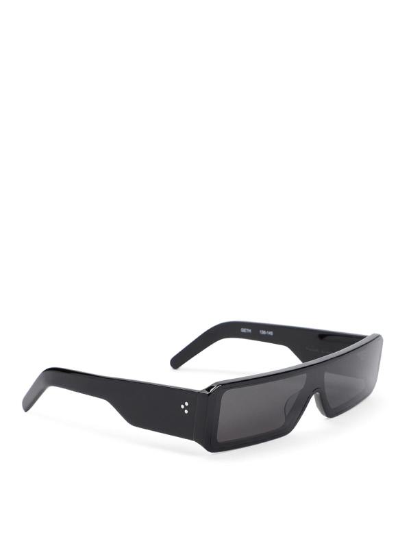 Rick Owens Lunettes De Soleil - Noir