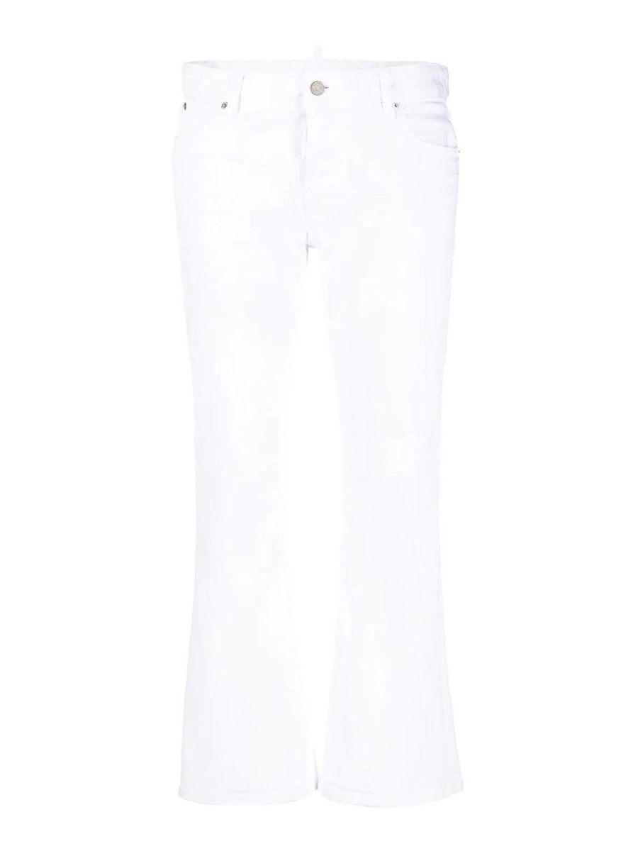 Dsquared2 Pantalons Décontractés - Blanc