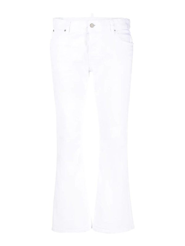 Dsquared2 Pantalons Décontractés - Blanc