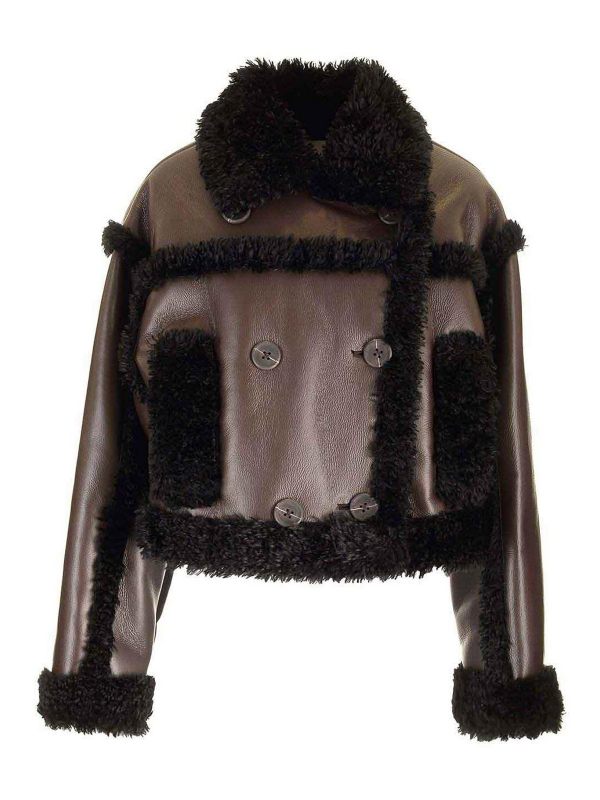 Stand Studio Manteau Court - Marron