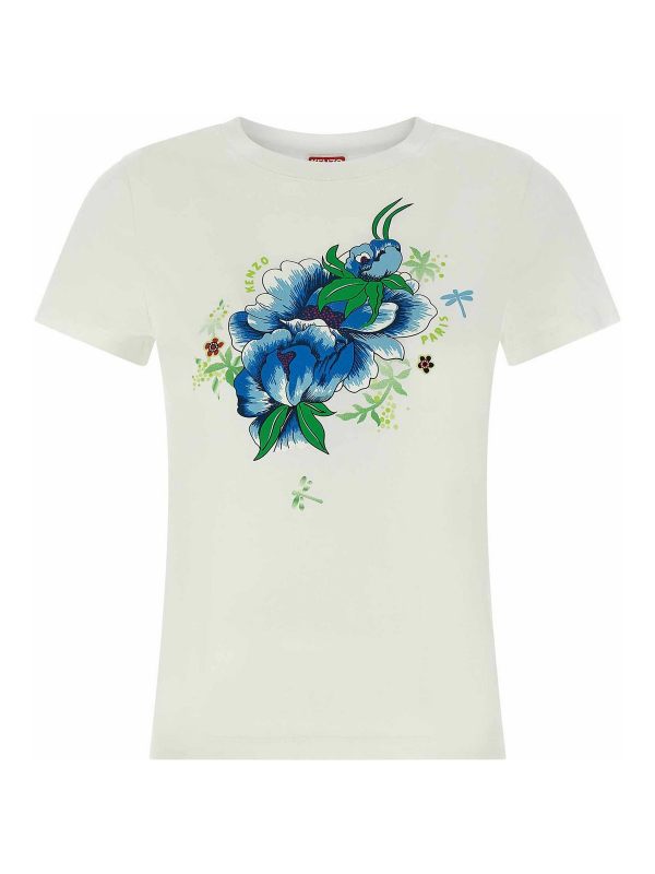 Kenzo T-Shirt - Kenzo Peonies