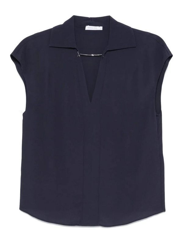 Patrizia Pepe Blouse - Bleu Foncé