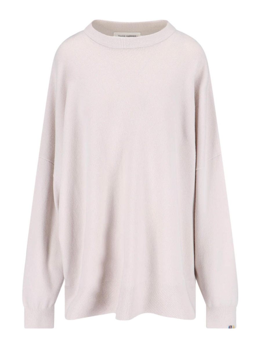 Extreme Cashmere Pull Col Bateau - Blanc