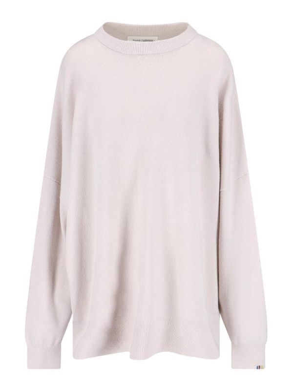 Extreme Cashmere Pull Col Bateau - Blanc