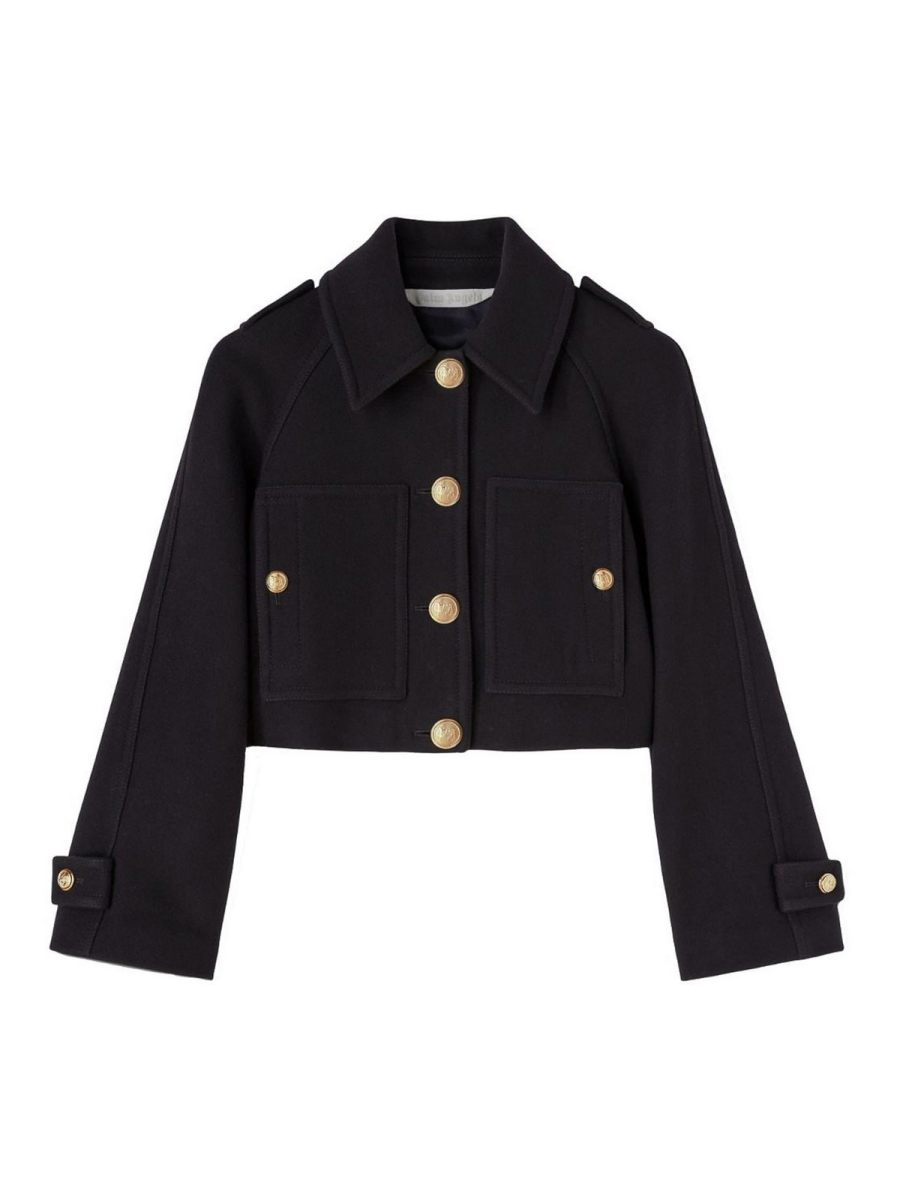Palm Angels Manteau Court - Bleu