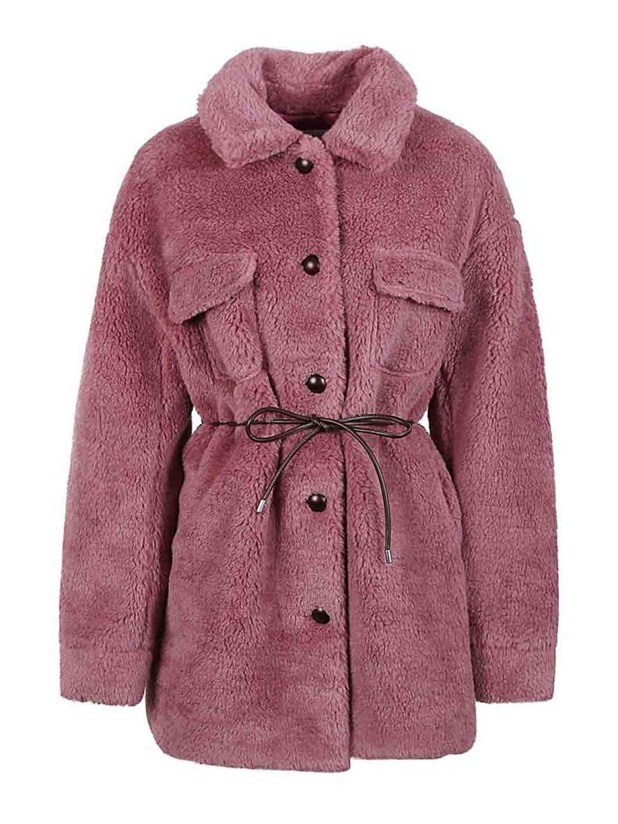 Molliolli Manteau Court - Rose