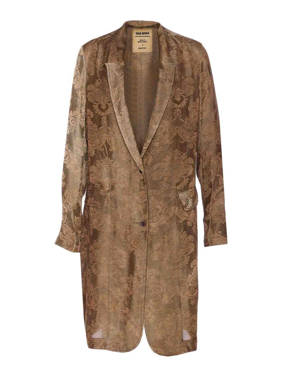Uma Wang Veste Casual - Marron