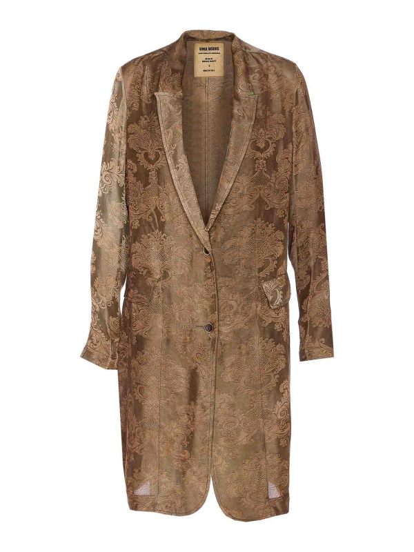 Uma Wang Veste Casual - Marron