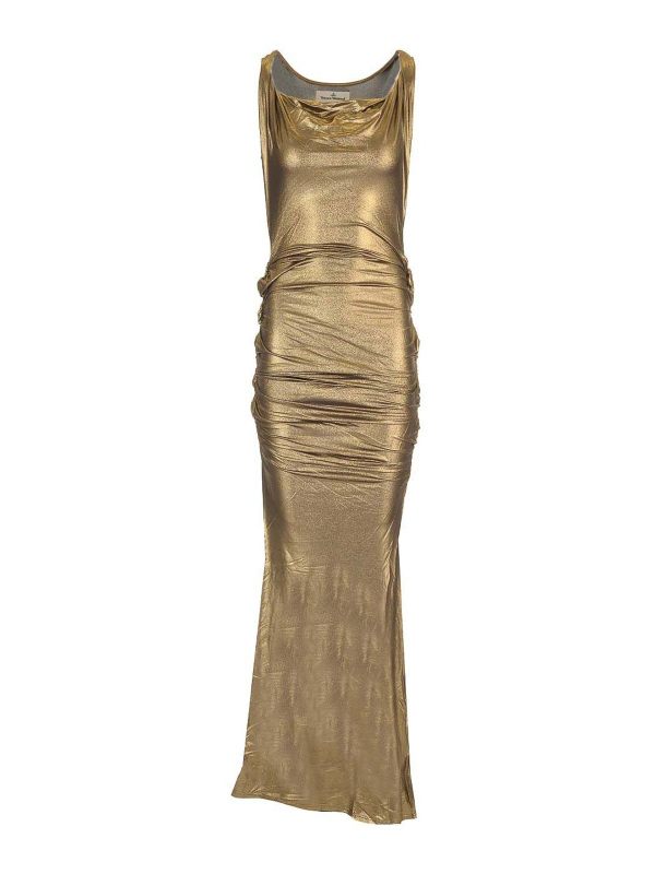 Vivienne Westwood Robe Au Genou - Or