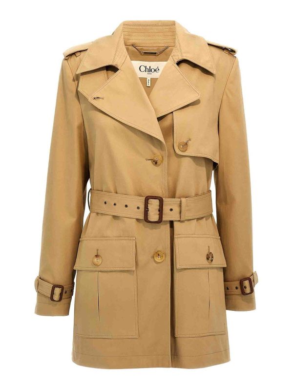 Chloe' Manteau Court - Beige