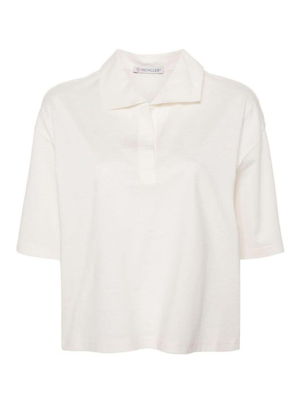 Moncler Polo - Blanc