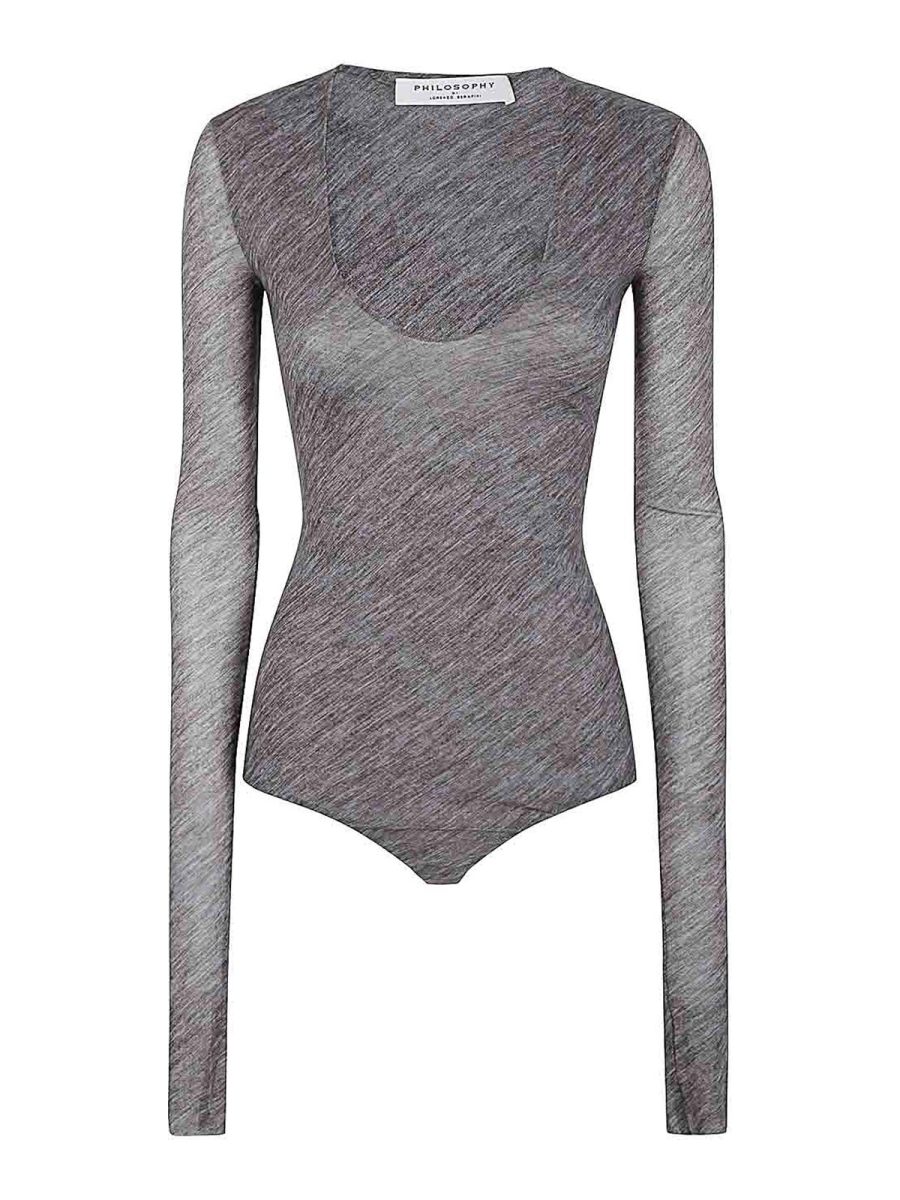 Philosophy di Lorenzo Serafini Top - Gris