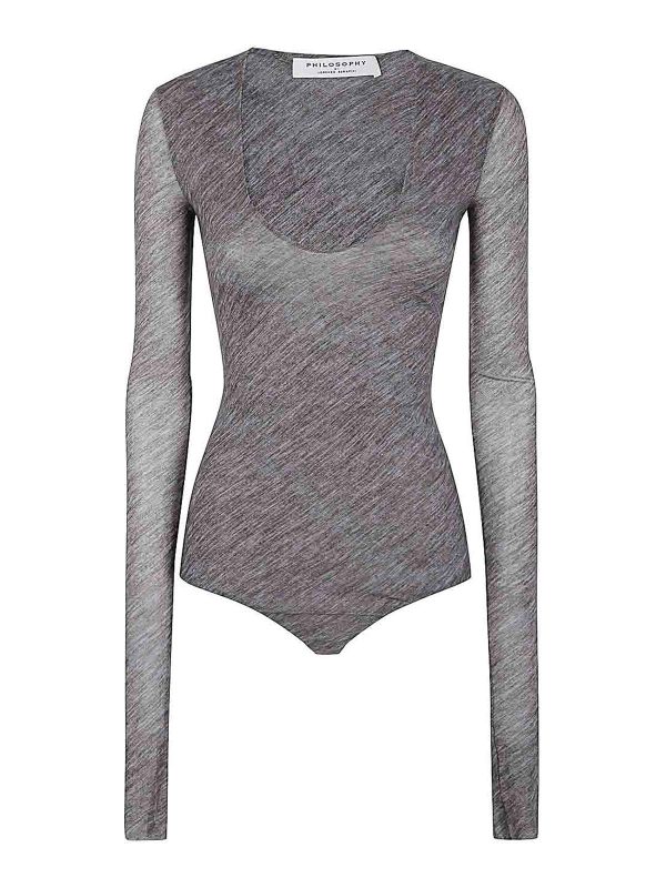 Philosophy di Lorenzo Serafini Top - Gris