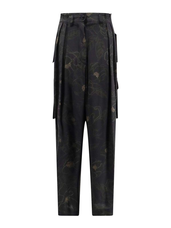 Dries Van Noten Pantalons Décontractés - Noir