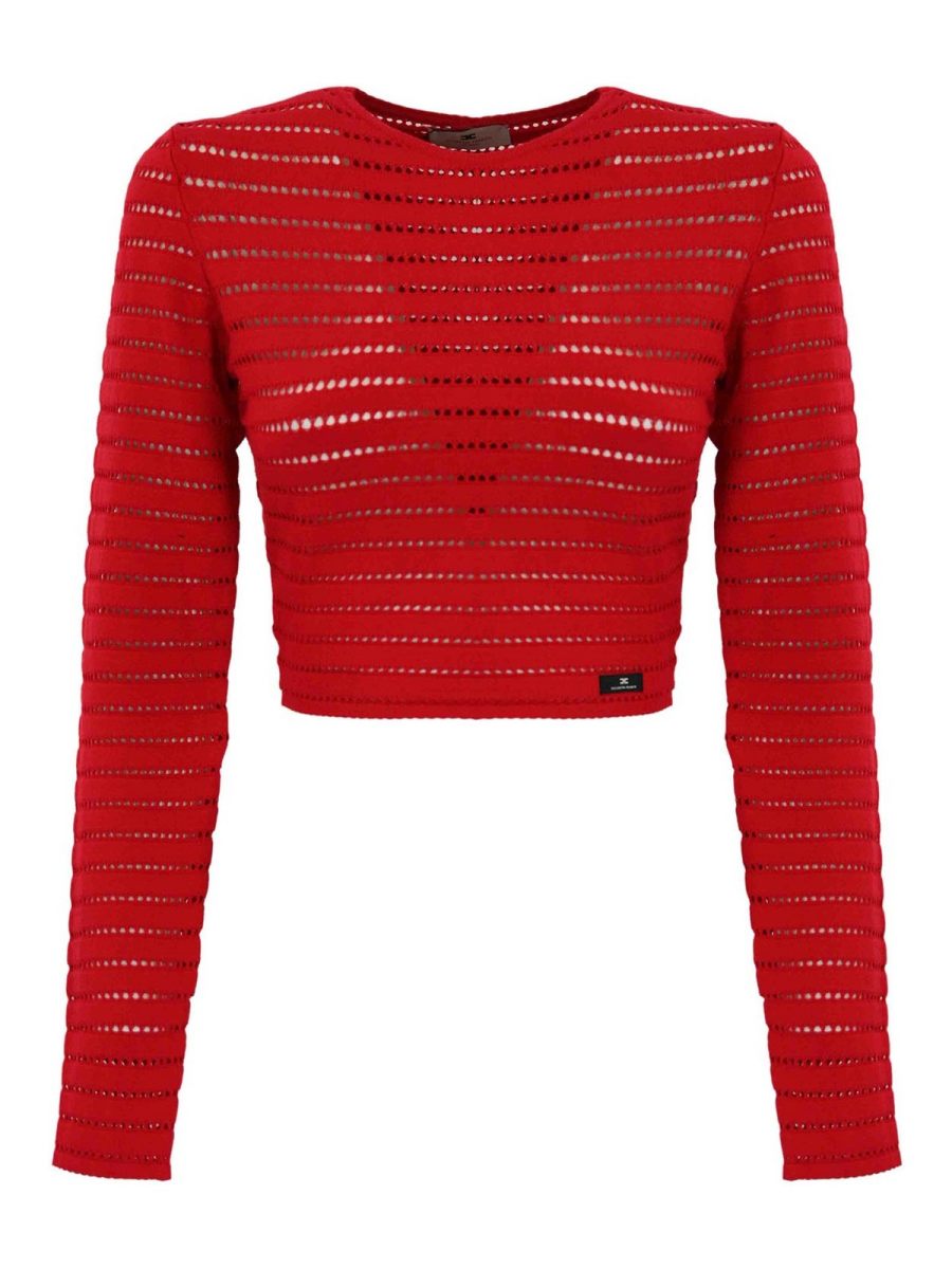 Elisabetta Franchi Top - Rouge