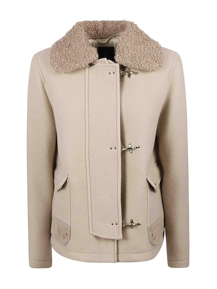 Fay Manteau Au Genou - Beige
