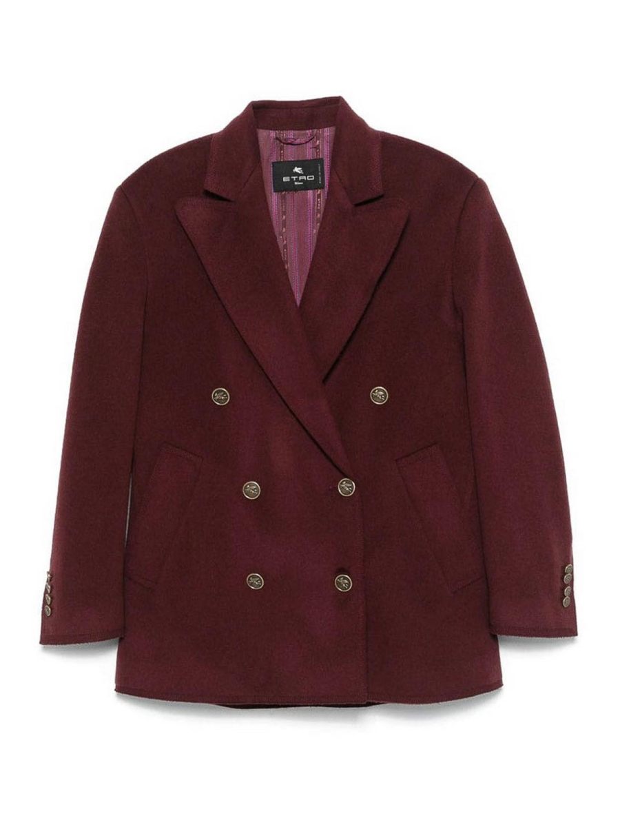 Etro Manteau Court - Rouge