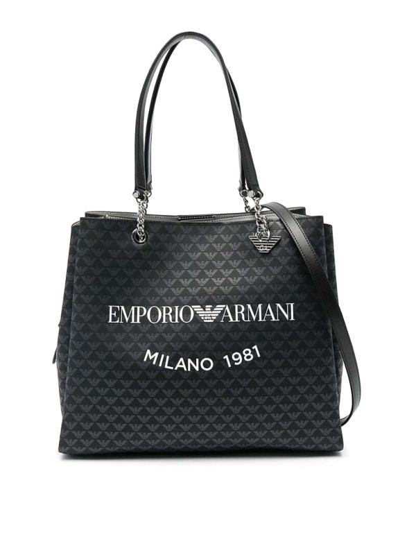 Emporio Armani Sac Porté Épaule - Noir
